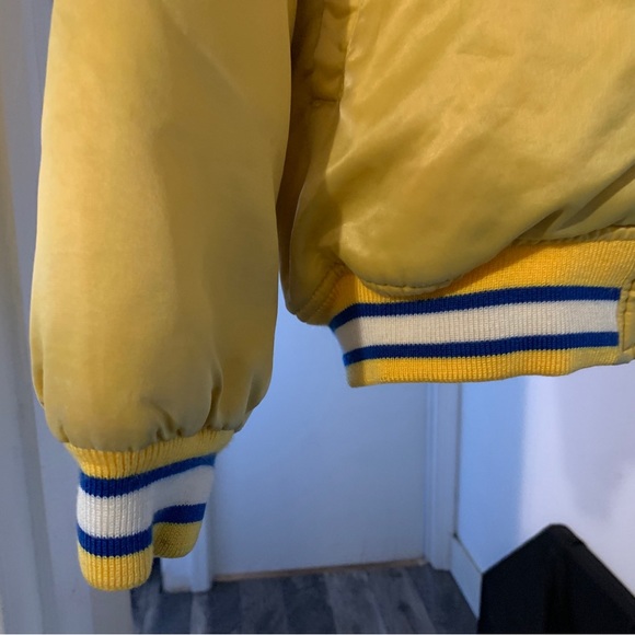PHAT Farm Varsity Jacket. Warriors colors. Gold and Blue. size small - Picture 2 of 15